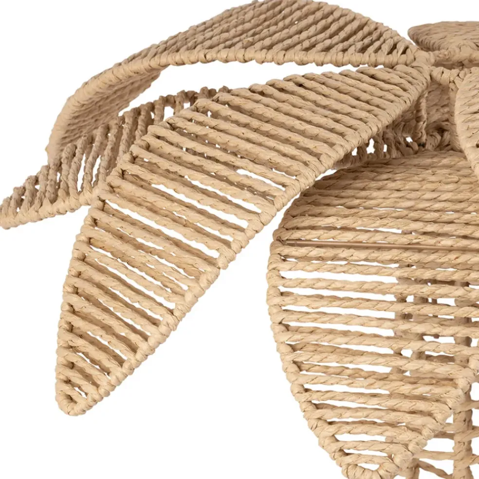 Déco grand palmier en corde et fer naturel h45cm - Palma