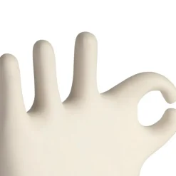Déco main en grès écru - Organic