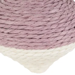 Déco navet en corde mauve et vert - P'tit légume