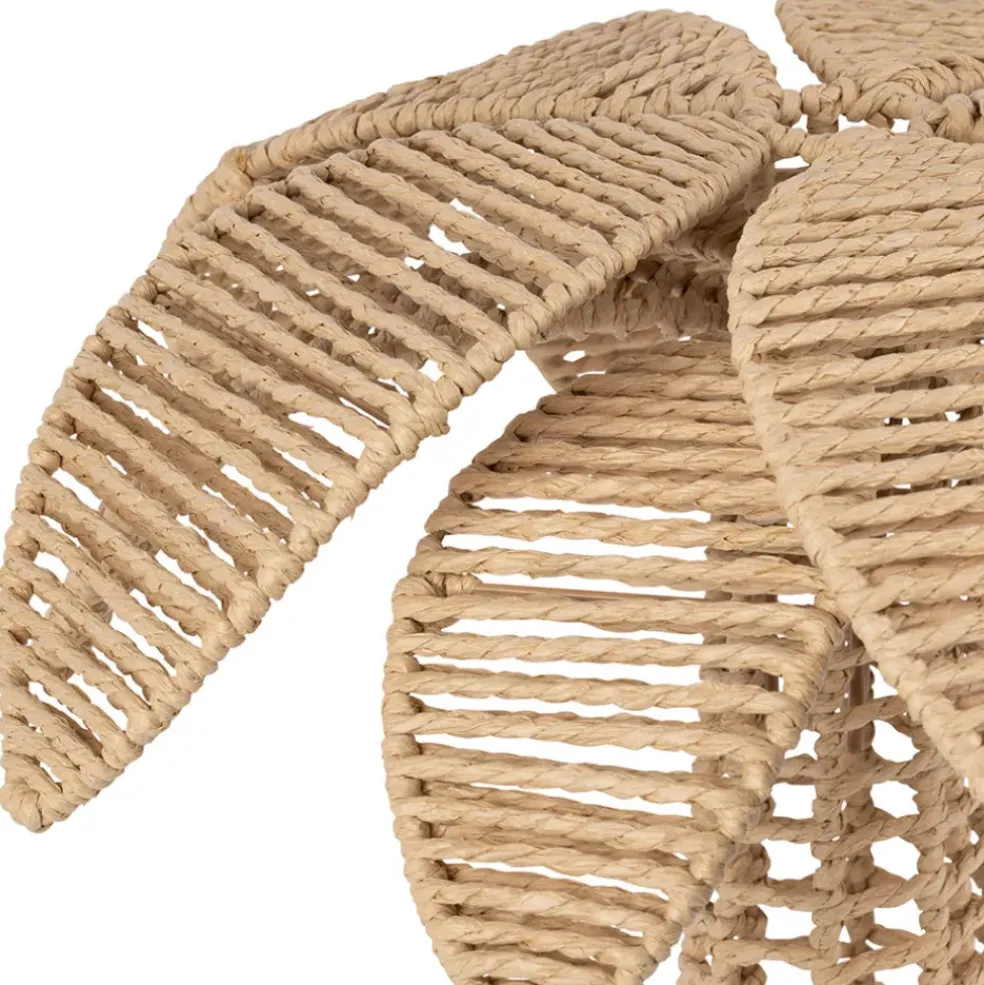 Déco petit palmier en corde et fer naturel h35cm - Palma