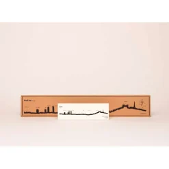 Décoration murale ligne lyon 50cm noir