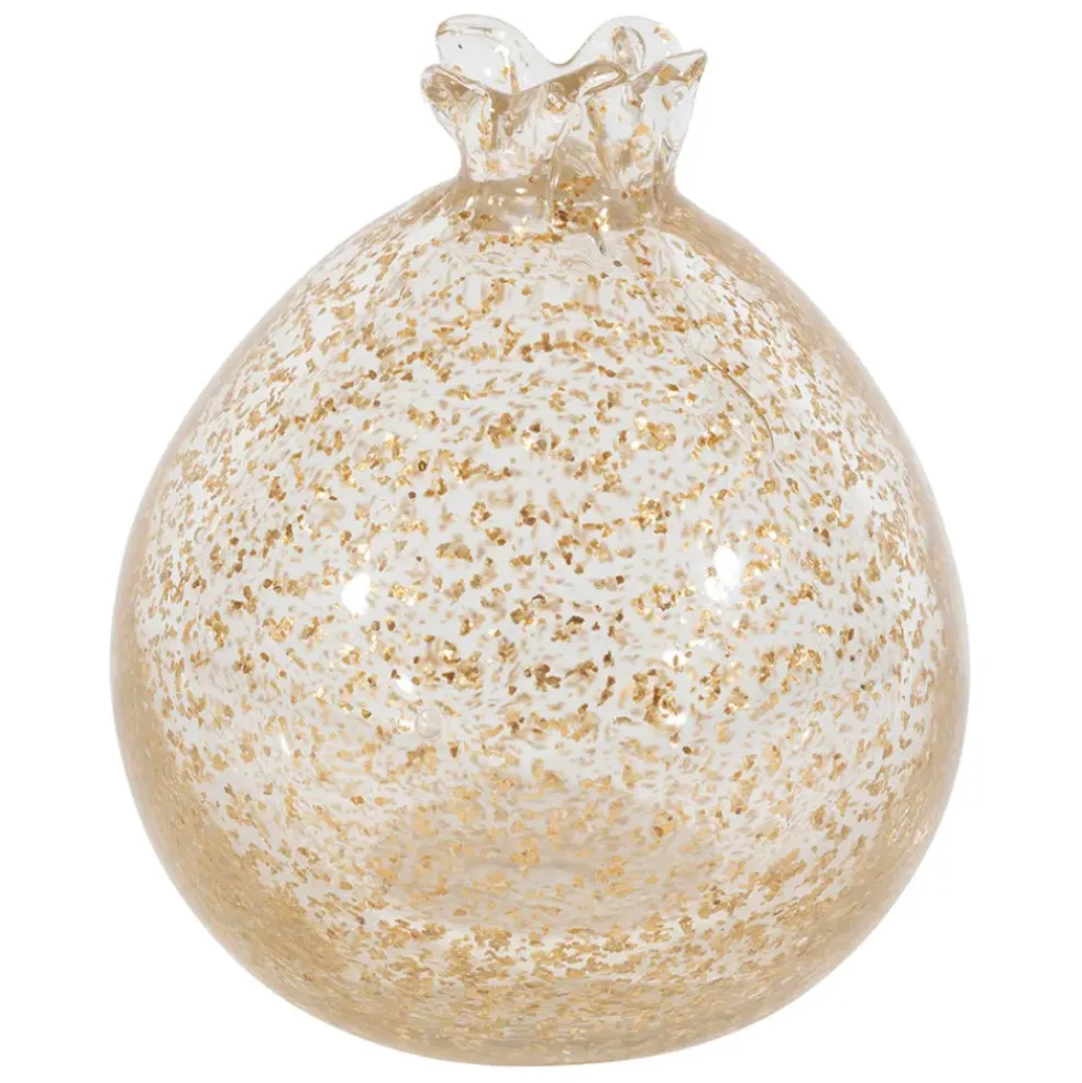 Deco grenade en verre doré - Grenadier