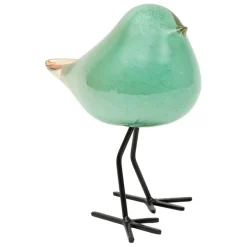 Deco moineau serin vert d eau