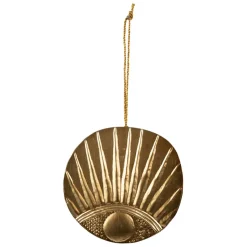 Deco murale demi-œil en laiton doré - Tropic Étoile