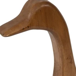 Deco oie en bois naturel et noir - Campagne