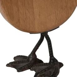 Deco oie en bois naturel et noir - Campagne