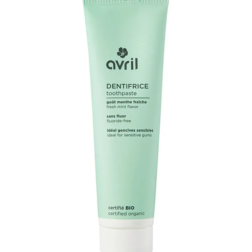 Dentifrice sans fluor avril 100ml - certifié bio
