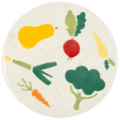Dessous de plat en grès multicolore d20cm - P'tit Légume