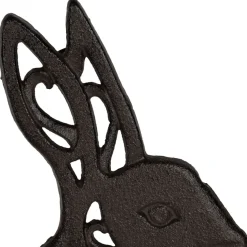 Dessous de plat lapin en fonte brun - Basse-Cour