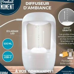 Diffuseur d'huiles essentielles h13cm - Illusion