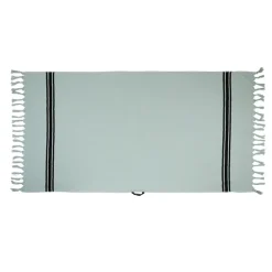 Drap de plage en coton uni jade 90x180cm - Tuitti