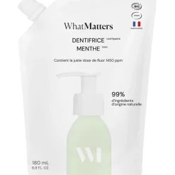Eco-recharge dentifrice menthe blancheur et fluor 180ml