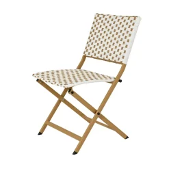 Ensemble table et chaises de jardin en résine naturelle - Bellano