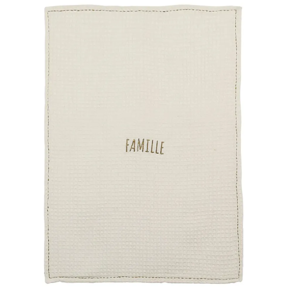 Essuie mains en coton ecru 50x70cm - Beezz