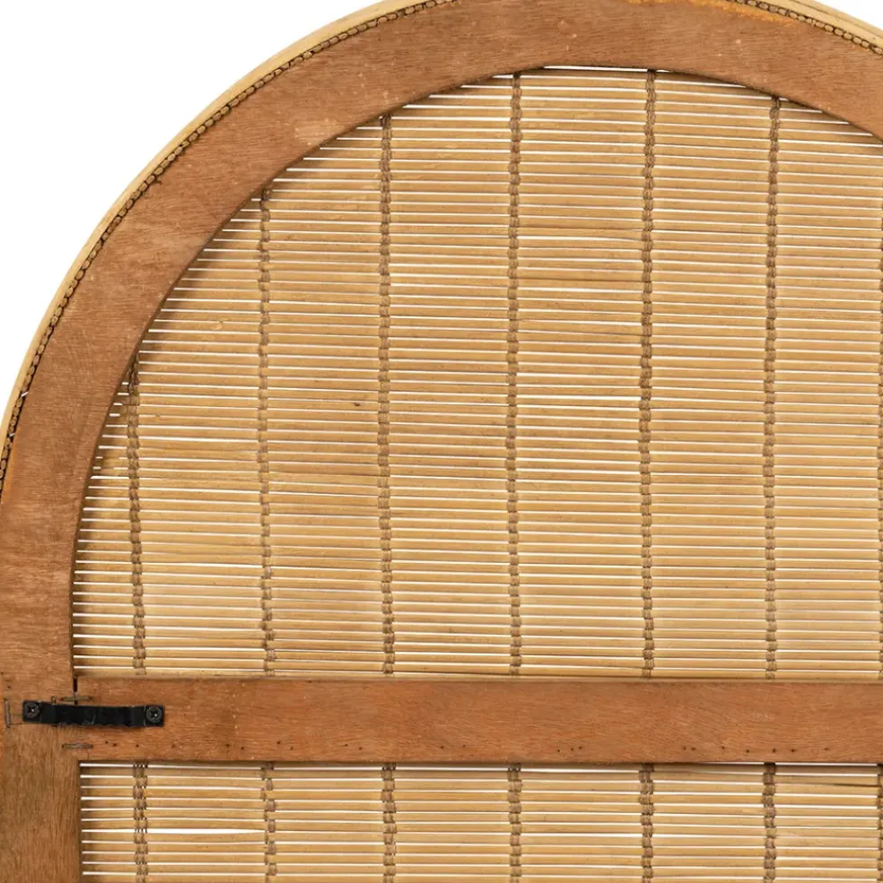 Etagere murale 3 niveaux en bambou naturel h80cm - Plaka