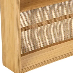 Etagère murale 3 niveaux en rotin naturel H91cm - Essencia