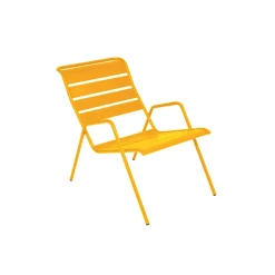 Fauteuil bas d'extérieur miel - Monceau