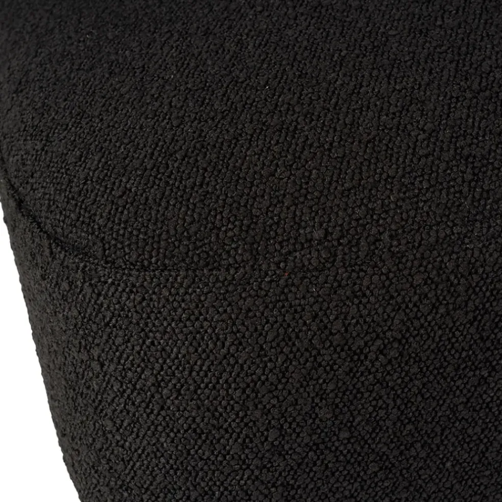 Fauteuil bouclette anthracite - Eleonor