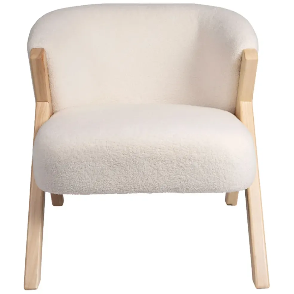 Fauteuil en tissu blanc - Elément