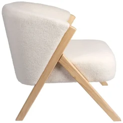 Fauteuil en tissu blanc - Elément