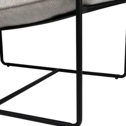 Fauteuil en tissu et fer écru - Elément