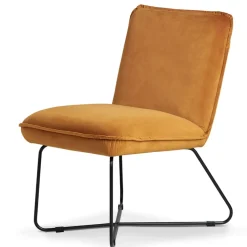 Fauteuil en velours ambre - Habby