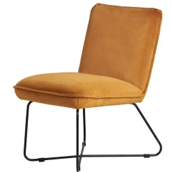Fauteuil en velours ambre - Habby