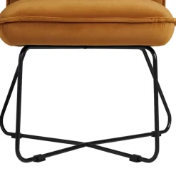 Fauteuil en velours ambre - Habby