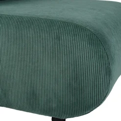 Fauteuil en velours côtelé vert - Chelsea