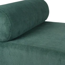 Fauteuil en velours côtelé vert - Chelsea