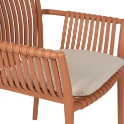 Fauteuil extérieur terracotta - Lumi