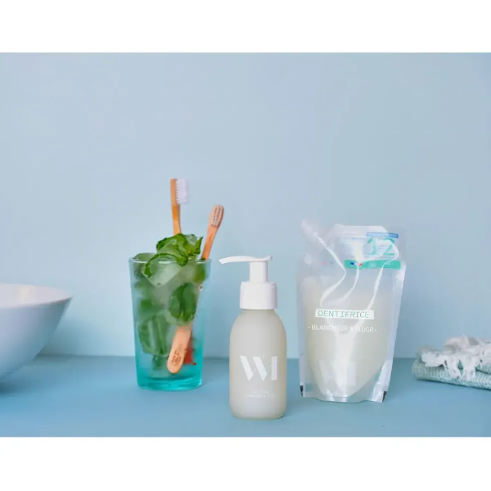 Flacon dentifrice menthe blancheur et fluor 90ml