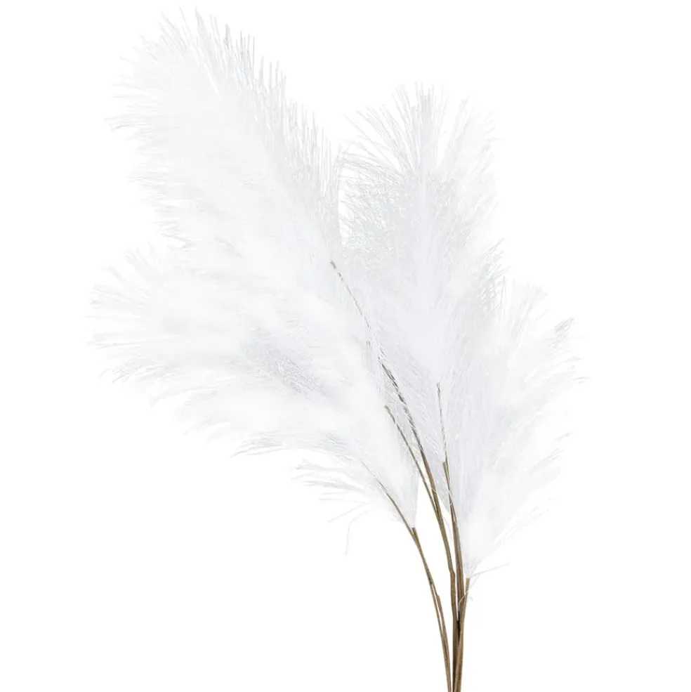 Fleur artificielle blanche h91cm - Celosia