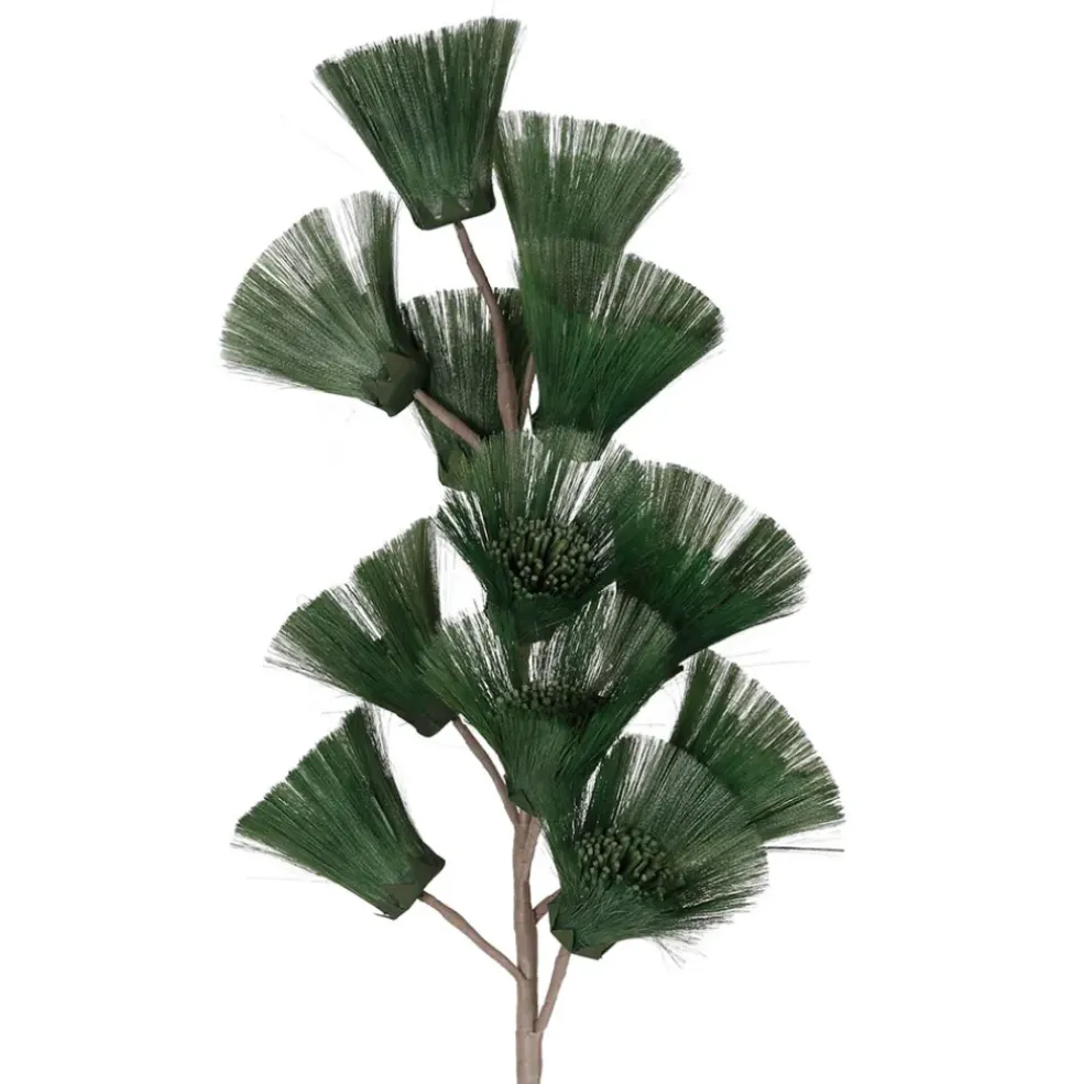 Fleur artificielle camae vert foncé