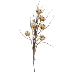 Fleur ramia ocre h90cm eva+fil de fer