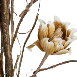 Fleur ramia ocre h90cm eva+fil de fer