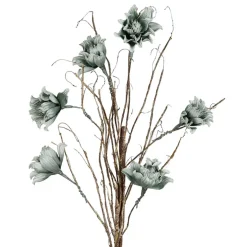 Fleur ramia vert d'eau h90cm eva+fil de fer