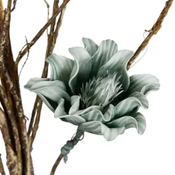 Fleur ramia vert d'eau h90cm eva+fil de fer