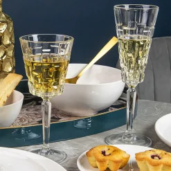 Flute à champagne en cristallin 19cl - Etna