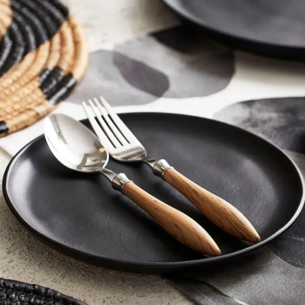 Fourchette en inox naturel - bocage