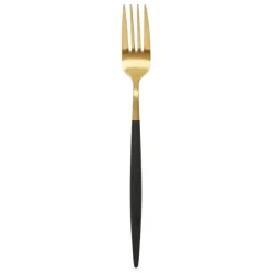 Fourchette en inox or et noir - barisa