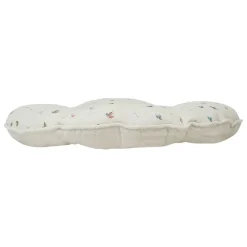 Galette chaise ronde p'tite fleur naturel d40cm en coton