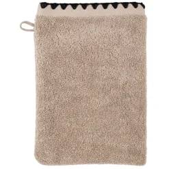 Gant de toilette en coton couleur lin 15x21cm - Issey