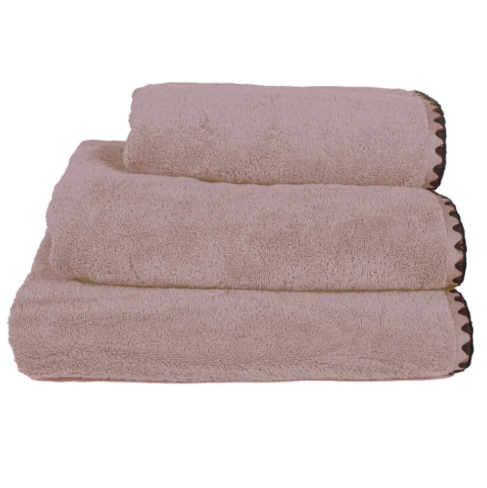 Gant de toilette en coton pétale 15x21cm - Issey