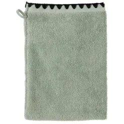 Gant de toilette en coton celadon 15x21cm - Issey