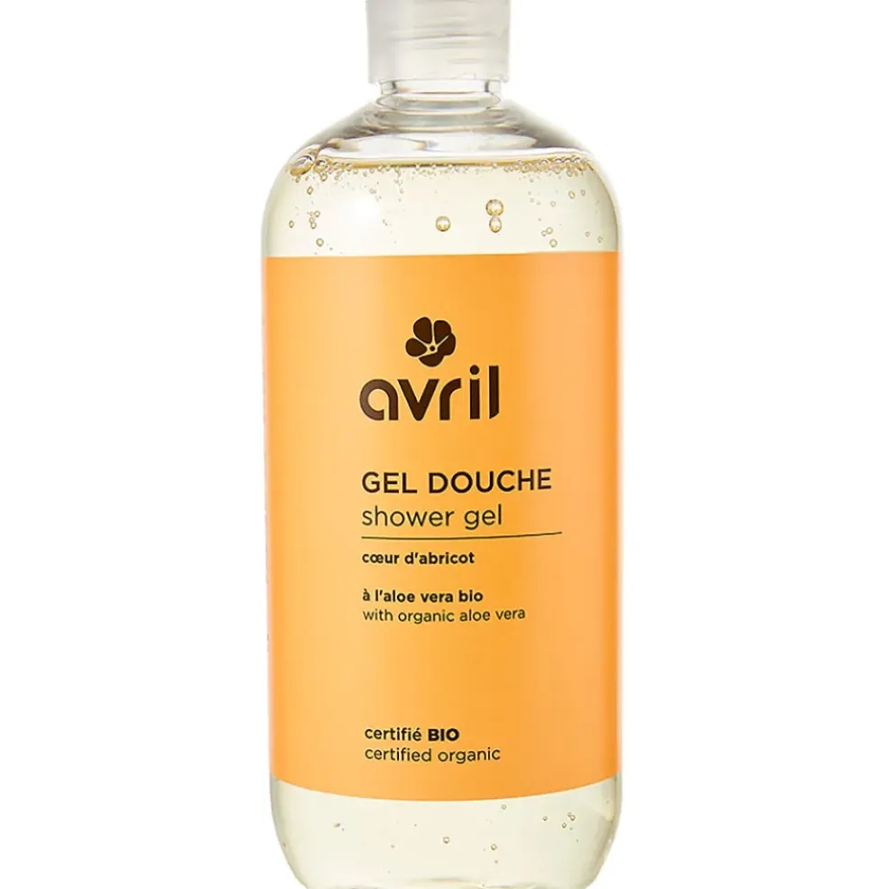 Gel douche avril coeur d'abricot 500ml - certifié bio