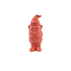 Gnome en céramique rose - Fleurs