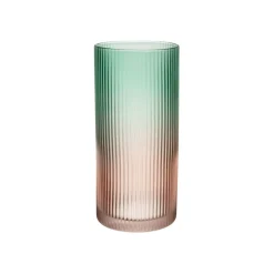Gobelet en cristallin vert et corail 45cl givré - Adria
