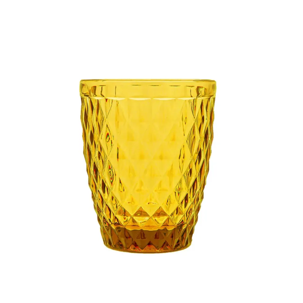 Gobelet en verre ambré 22cl - Diamond