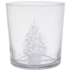 Gobelet en verre blanc sapin 36cl - Bodega